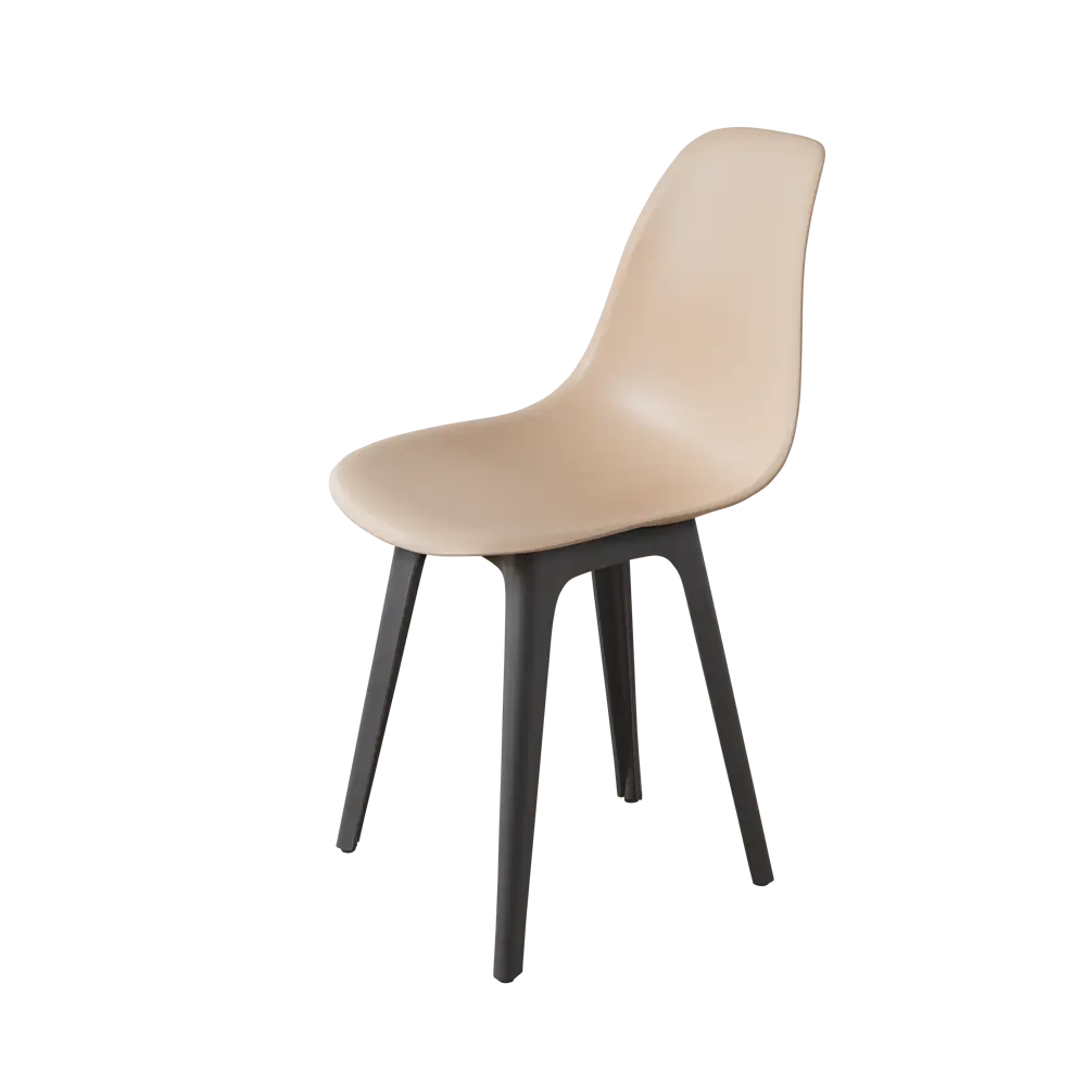 Фото 3 Стул Derstuhl Plast dark grey DSL044.314.2 45x82x46 см полипропилен цвет бежевый Фото 3 Стул Derstuhl Plast dark grey DSL044.314.2 45x82x46 см полипропилен цвет бежевый