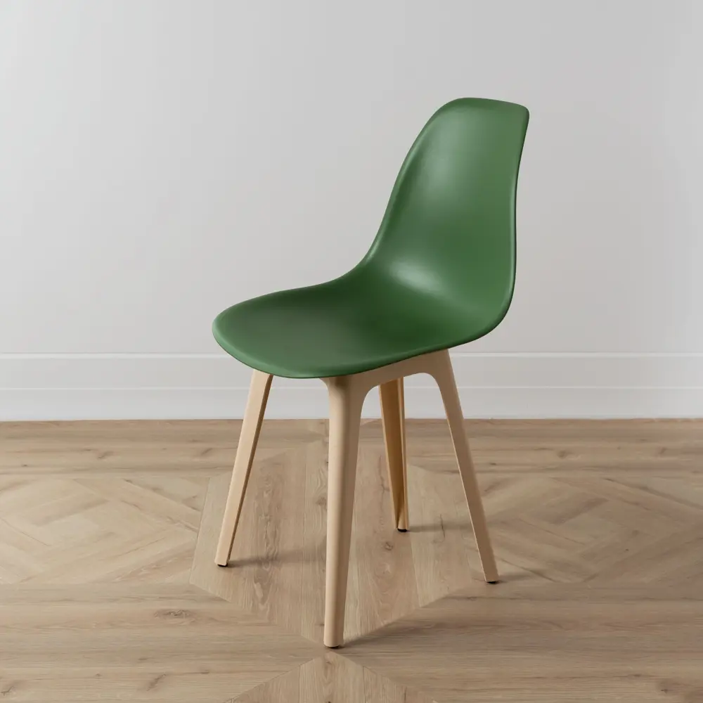Фото 7 Стул Derstuhl Plast beige DSL044.416.2 45x82x46 см полипропилен цвет темно-зеленый Фото 7 Стул Derstuhl Plast beige DSL044.416.2 45x82x46 см полипропилен цвет темно-зеленый