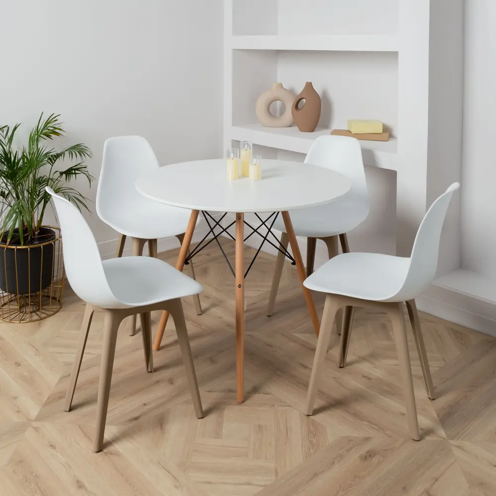 Фото 2 Стул Derstuhl Plast dark beige DSL044.501.2 45x82x46 см полипропилен цвет белый Фото 2 Стул Derstuhl Plast dark beige DSL044.501.2 45x82x46 см полипропилен цвет белый