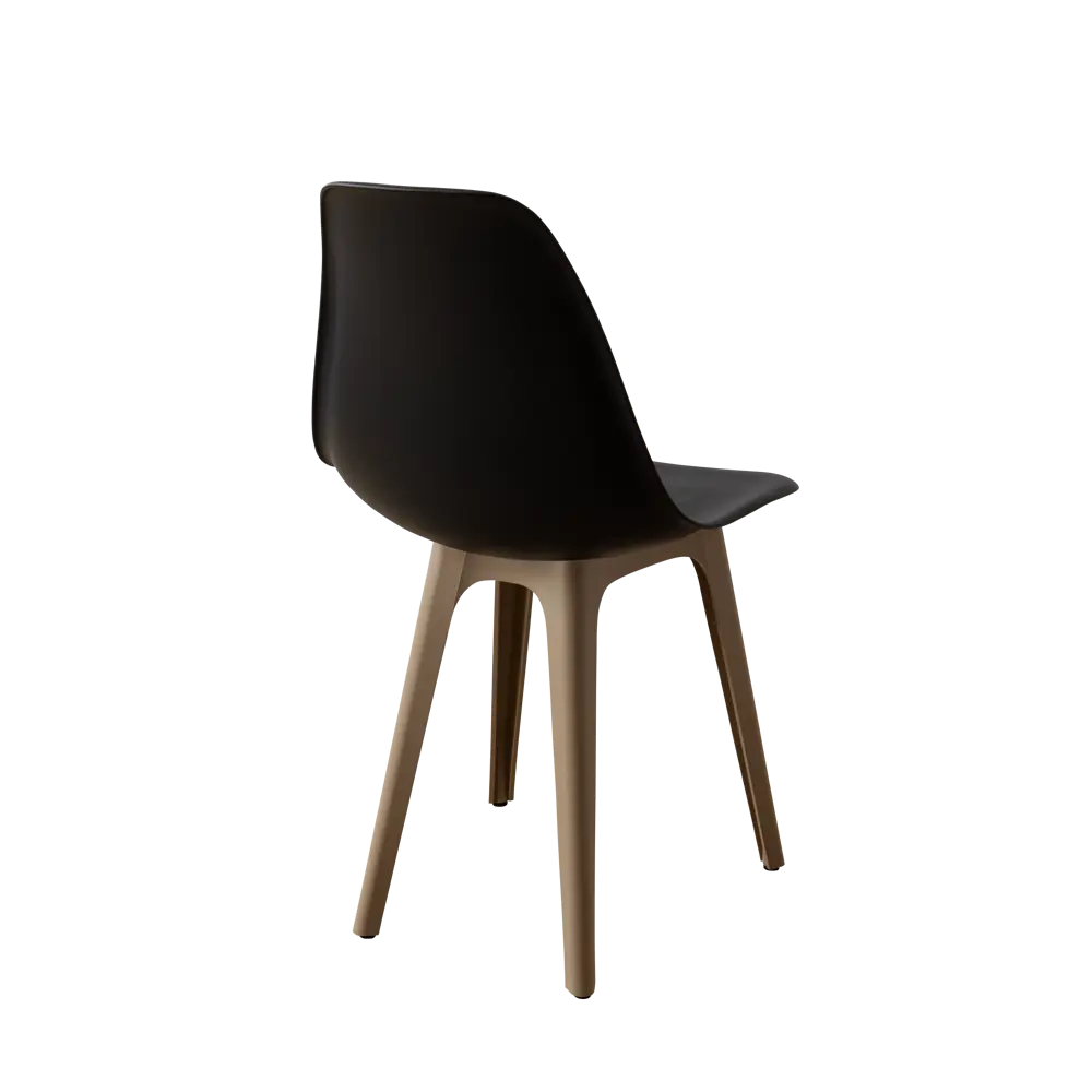 Фото 6 Стул Derstuhl Plast dark beige DSL044.510.4 45x82x46 см полипропилен цвет черный Фото 6 Стул Derstuhl Plast dark beige DSL044.510.4 45x82x46 см полипропилен цвет черный