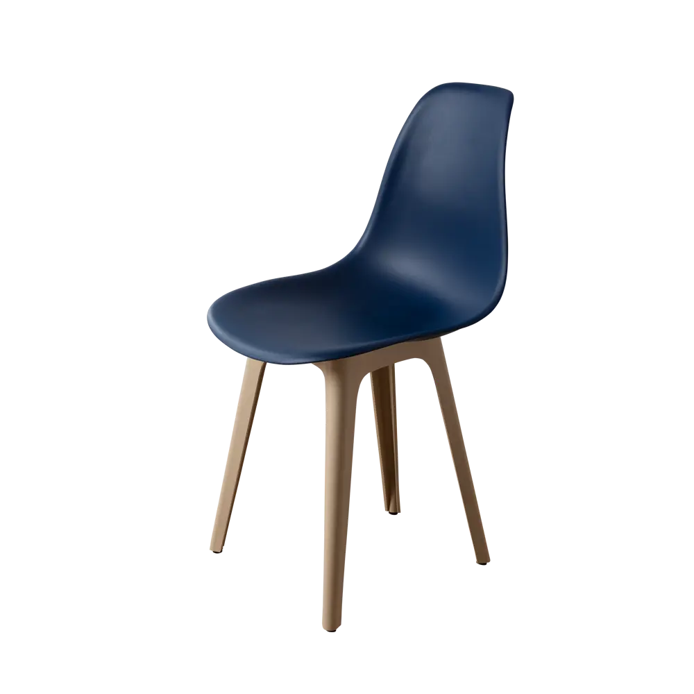 Фото 3 Стул Derstuhl Plast dark beige DSL044.517.4 45x82x46 см полипропилен цвет темно-синий Фото 3 Стул Derstuhl Plast dark beige DSL044.517.4 45x82x46 см полипропилен цвет темно-синий