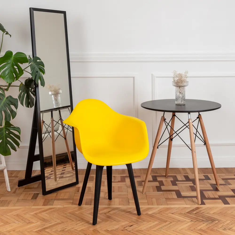 Фото 7 Комплект кухонных стульев 2 шт Derstuhl 330 plast 43x82x60 см полипропилен цвет лимон Фото 7 Комплект кухонных стульев 2 шт Derstuhl 330 plast 43x82x60 см полипропилен цвет лимон