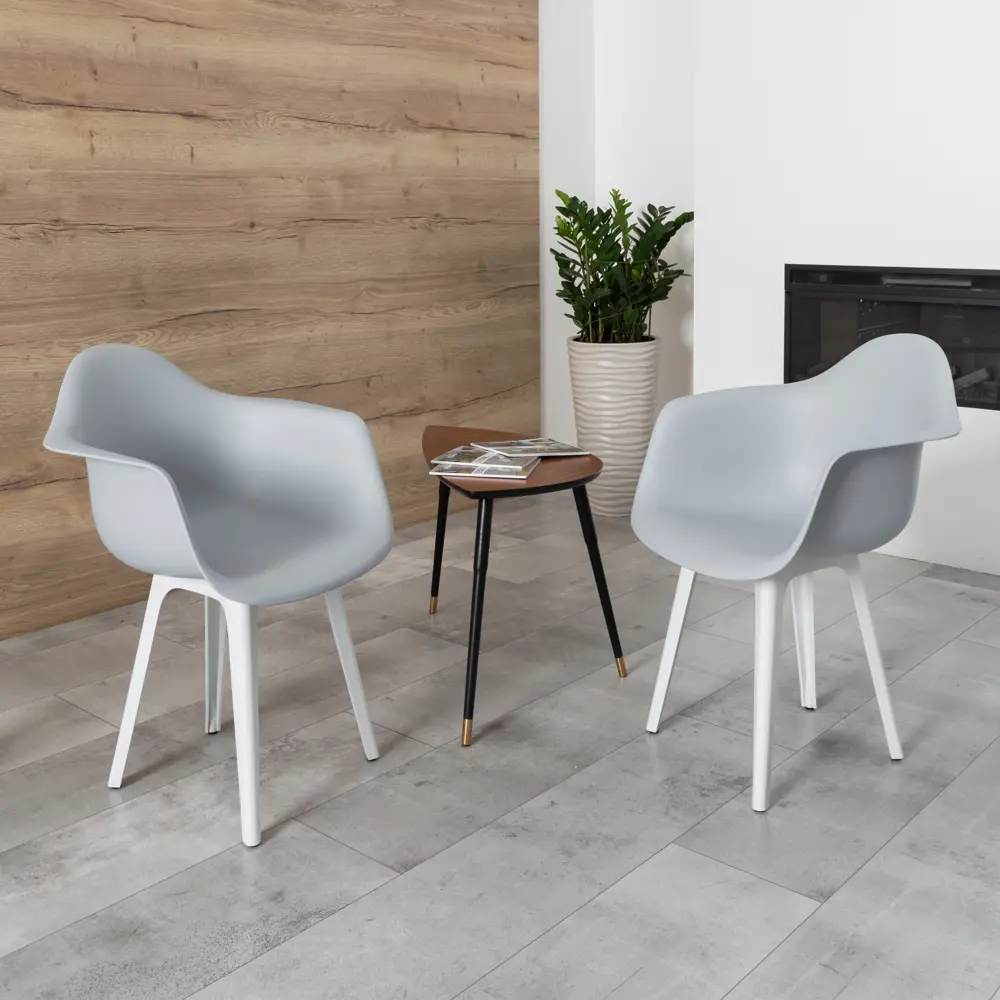 Фото 2 Стул/кресло Derstuhl 330 plast white DSL045.102.2 43x82x58 см полипропилен цвет светло-серый Фото 2 Стул/кресло Derstuhl 330 plast white DSL045.102.2 43x82x58 см полипропилен цвет светло-серый