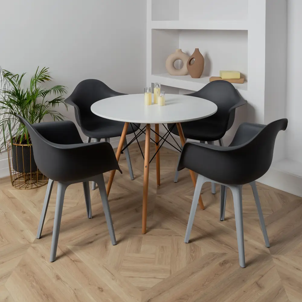 Фото 2 Стул/кресло Derstuhl 330 plast grey DSL045.203.4 43x82x58 см полипропилен цвет темно-серый Фото 2 Стул/кресло Derstuhl 330 plast grey DSL045.203.4 43x82x58 см полипропилен цвет темно-серый