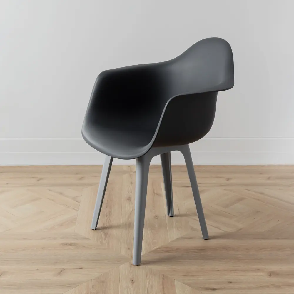 Фото 7 Стул/кресло Derstuhl 330 plast grey DSL045.203.4 43x82x58 см полипропилен цвет темно-серый Фото 7 Стул/кресло Derstuhl 330 plast grey DSL045.203.4 43x82x58 см полипропилен цвет темно-серый