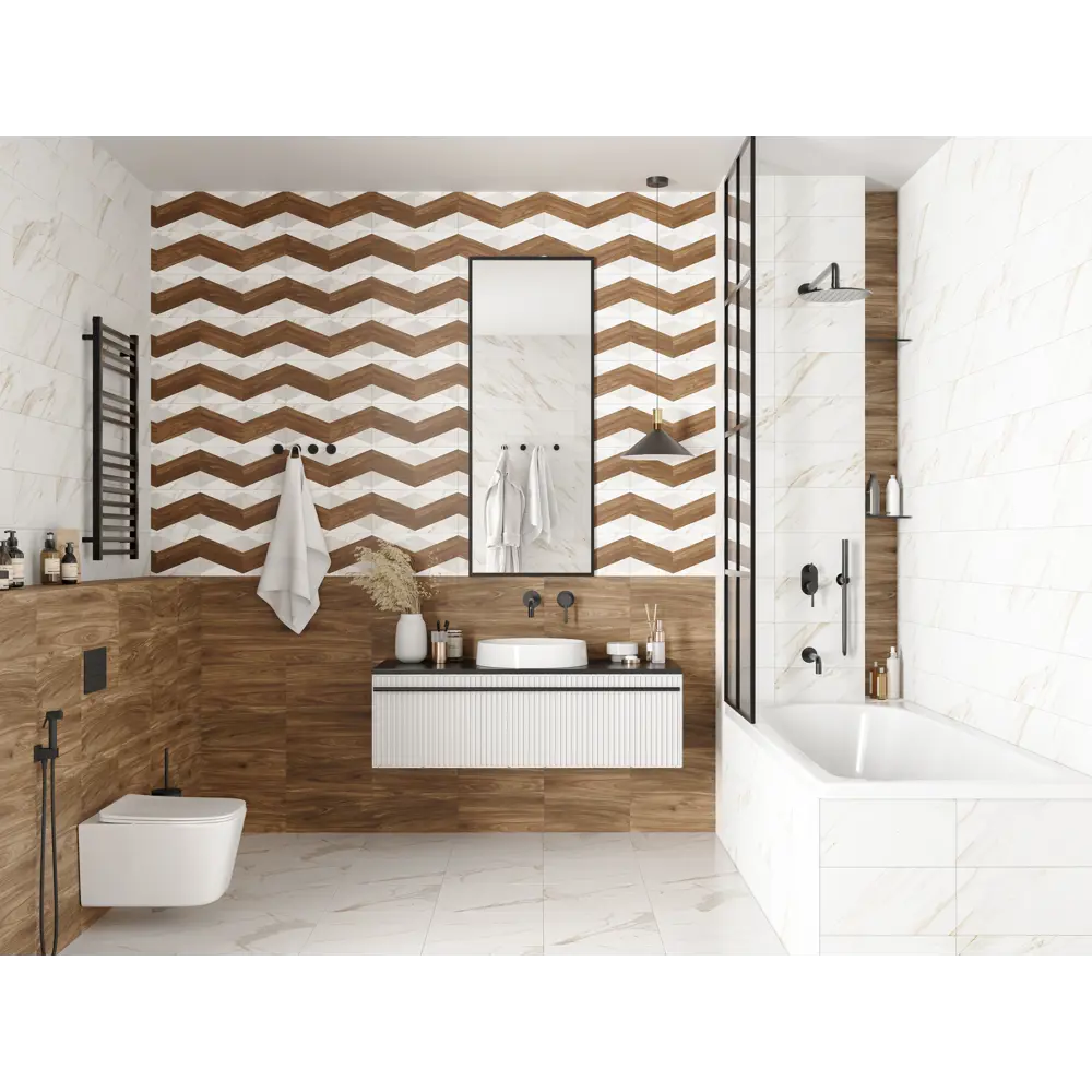 Фото 8 Настенная плитка Kreaforta Mersey Wooden 20x40 см 1.62 м² матовая цвет бежевый Фото 8 Настенная плитка Kreaforta Mersey Wooden 20x40 см 1.62 м² матовая цвет бежевый