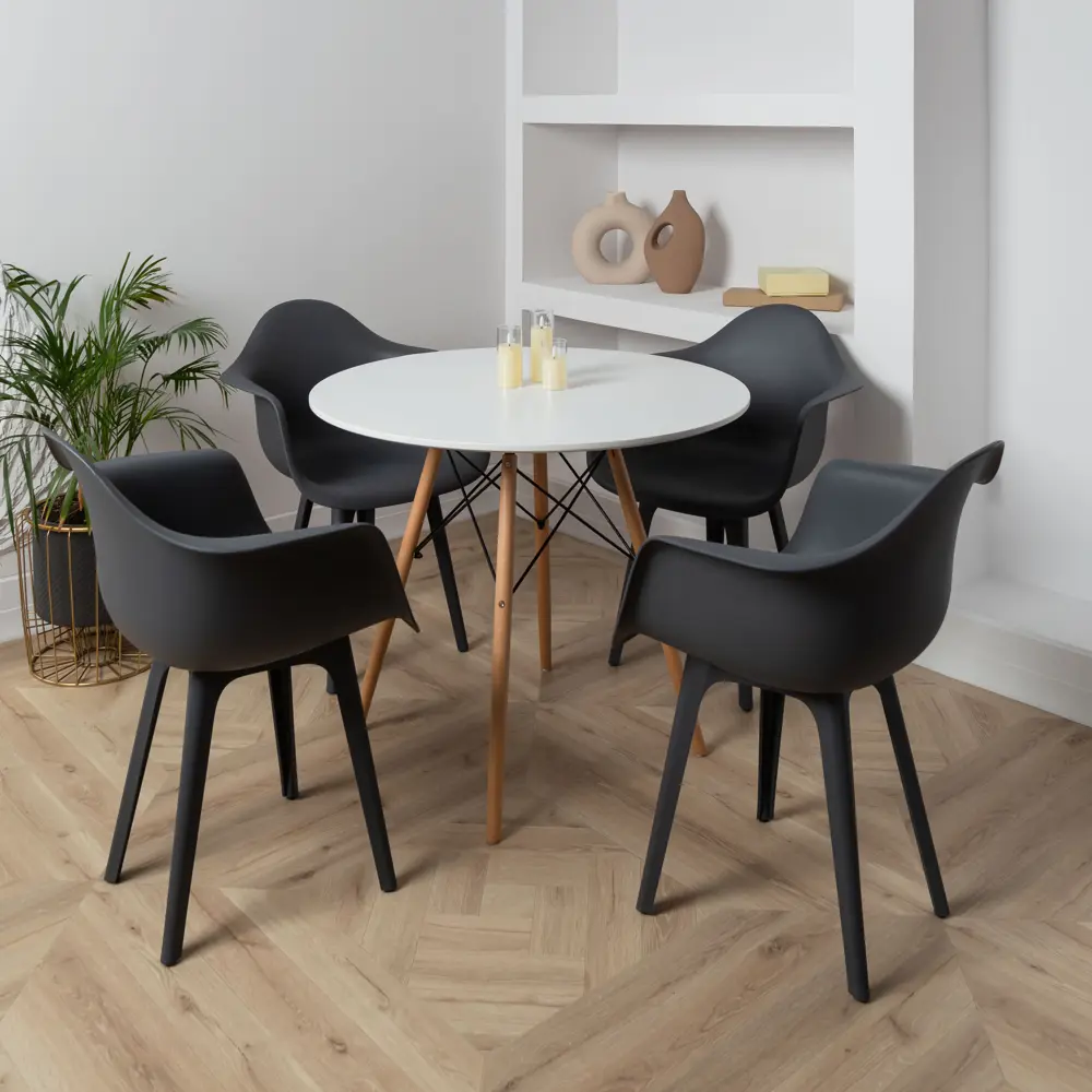 Фото 2 Стул/кресло Derstuhl 330 plast dark grey DSL045.303.4 43x82x58 см полипропилен цвет темно-серый Фото 2 Стул/кресло Derstuhl 330 plast dark grey DSL045.303.4 43x82x58 см полипропилен цвет темно-серый