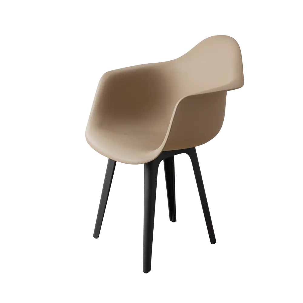 Фото 3 Стул/кресло Derstuhl 330 plast dark grey DSL045.313.2 43x82x58 см полипропилен цвет темно-бежевый Фото 3 Стул/кресло Derstuhl 330 plast dark grey DSL045.313.2 43x82x58 см полипропилен цвет темно-бежевый