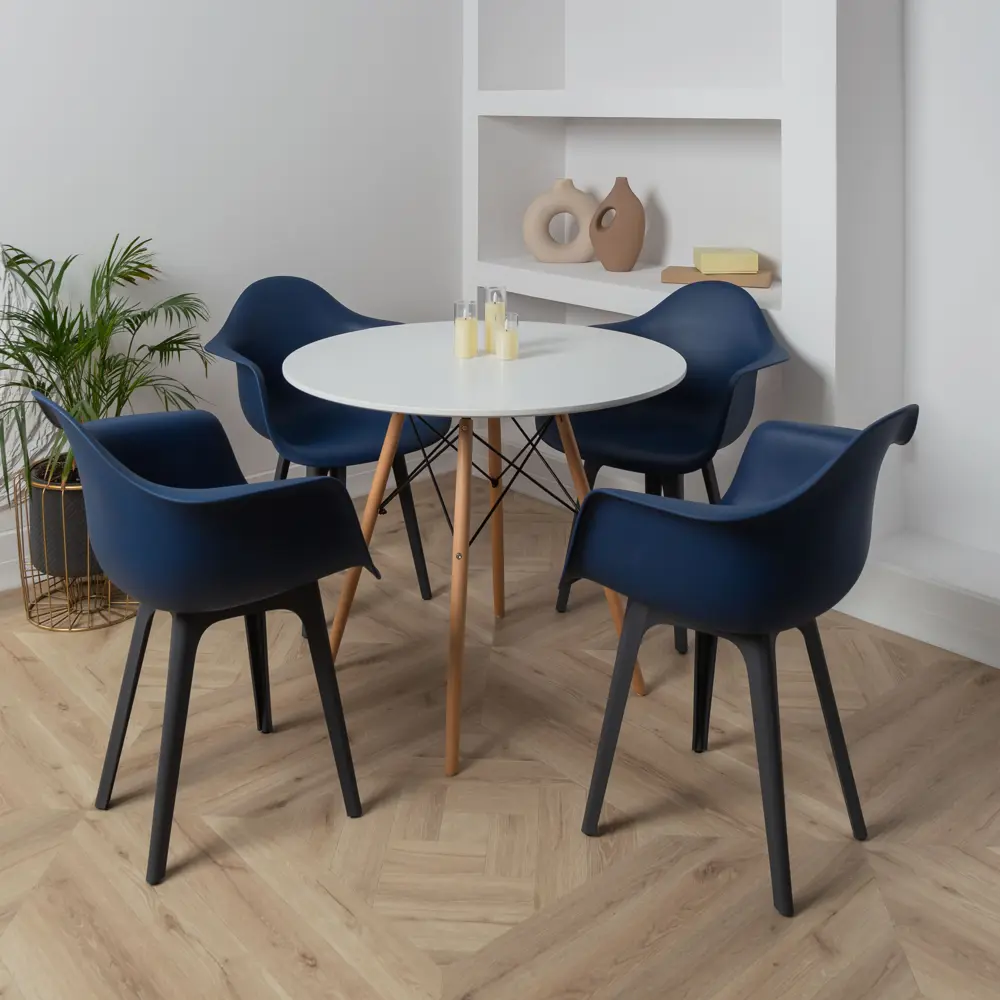 Фото 2 Стул/кресло Derstuhl 330 plast dark grey DSL045.317.4 43x82x58 см полипропилен цвет темно-синий Фото 2 Стул/кресло Derstuhl 330 plast dark grey DSL045.317.4 43x82x58 см полипропилен цвет темно-синий