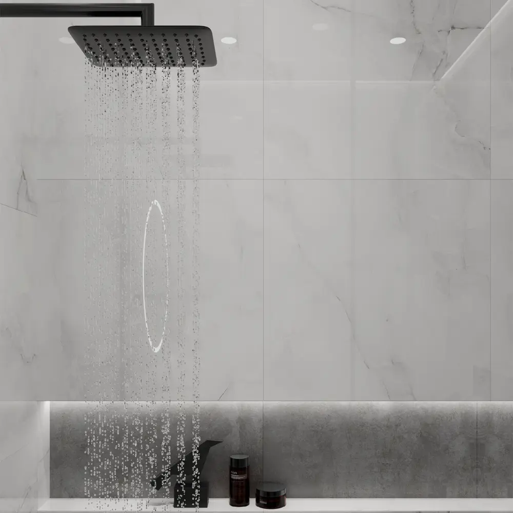 Фото Глазурованный керамогранит Arcadia Ceramica Anty Sky Grey Glossy 60x60 см 1.44 м² глянцевый цвет светло-серый Фото Глазурованный керамогранит Arcadia Ceramica Anty Sky Grey Glossy 60x60 см 1.44 м² глянцевый цвет светло-серый