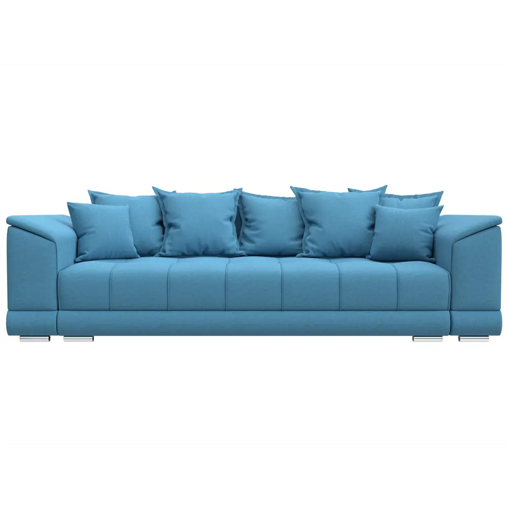 Фото 2 Диван прямой НордСтар НПБ Лига диванов 129447 258x90x107 см рогожка цвет амур 10 голубой Фото 2 Диван прямой НордСтар НПБ Лига диванов 129447 258x90x107 см рогожка цвет амур 10 голубой