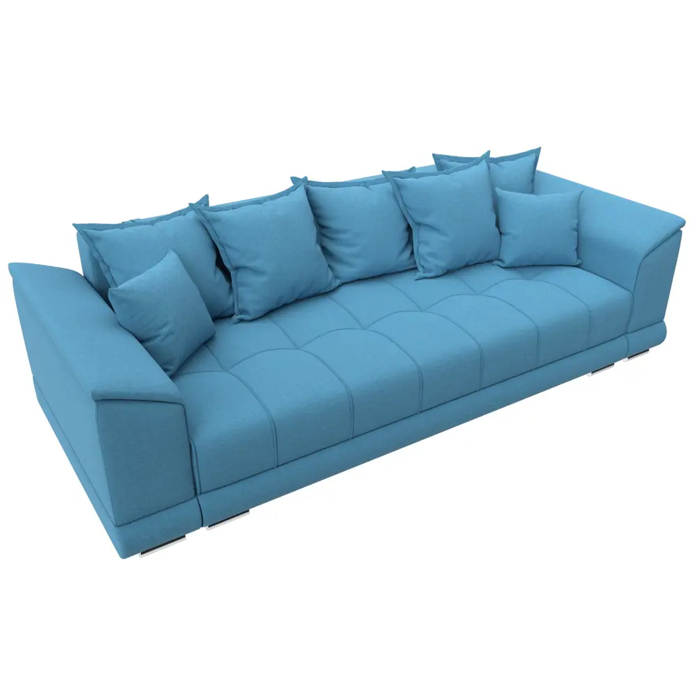 Фото 6 Диван прямой НордСтар НПБ Лига диванов 129447 258x90x107 см рогожка цвет амур 10 голубой Фото 6 Диван прямой НордСтар НПБ Лига диванов 129447 258x90x107 см рогожка цвет амур 10 голубой