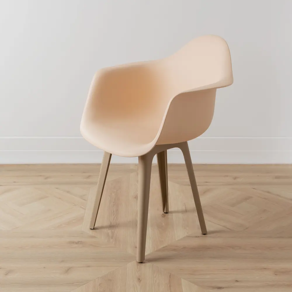 Фото 7 Стул/кресло Derstuhl 330 plast dark beige DSL045.514.2 43x82x58 см полипропилен цвет бежевый Фото 7 Стул/кресло Derstuhl 330 plast dark beige DSL045.514.2 43x82x58 см полипропилен цвет бежевый