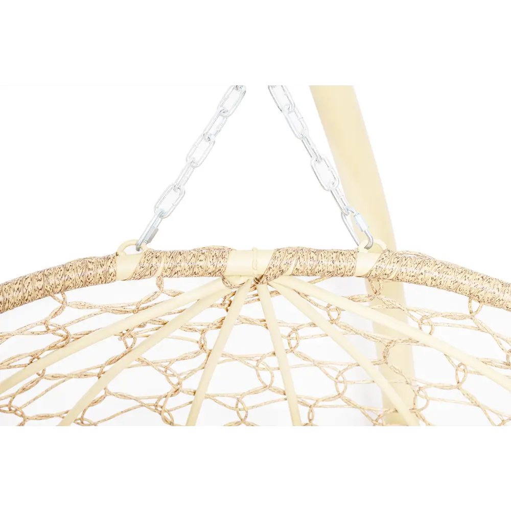 Фото 3 Кресло подвесное M-group 11820501 Home 2-х местное до 160 кг бежевый Фото 3 Кресло подвесное M-group 11820501 Home 2-х местное до 160 кг бежевый