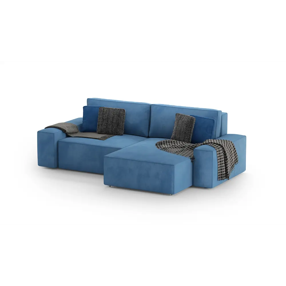 Фото 2 Диван раскладной Mebelroom Велютто 250x80x160 см велюр цвет аквамарин Фото 2 Диван раскладной Mebelroom Велютто 250x80x160 см велюр цвет аквамарин