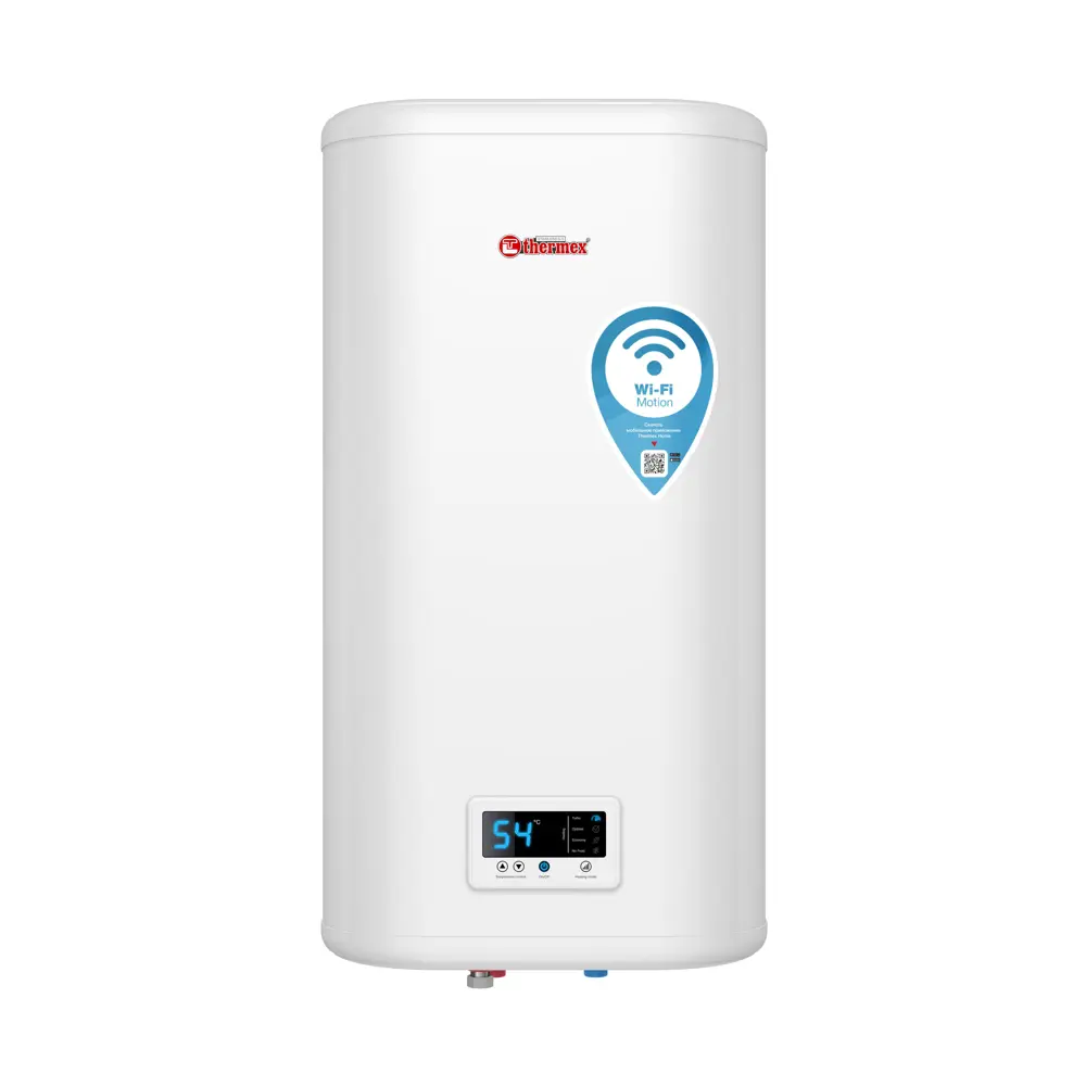 Фото 4 Накопительный водонагреватель электрический 50 л Thermex IF 50 V (pro) Wi-Fi 123567 2 кВт нержавеющая сталь мокрый ТЭН Фото 4 Накопительный водонагреватель электрический 50 л Thermex IF 50 V (pro) Wi-Fi 123567 2 кВт нержавеющая сталь мокрый ТЭН