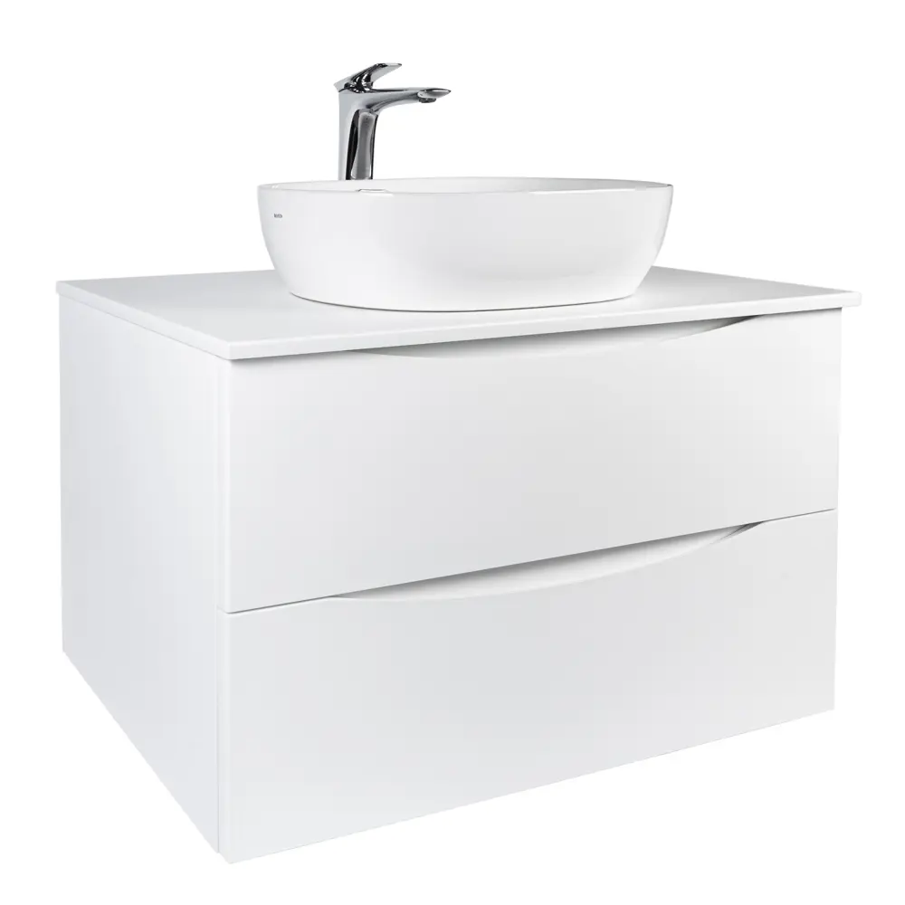 Фото 7 Тумба c раковиной Bond Cube T05805-S65490 подвесная с белой столешницей Фото 7 Тумба c раковиной Bond Cube T05805-S65490 подвесная с белой столешницей