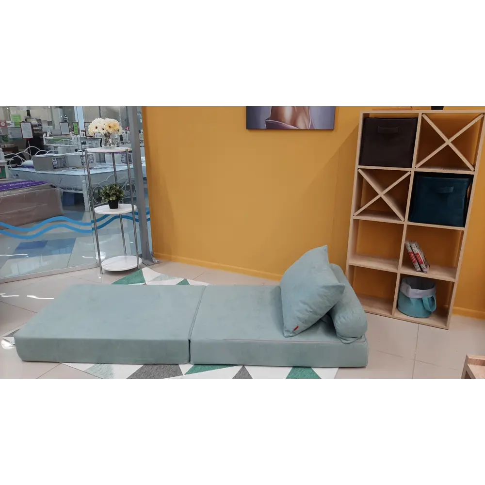 Фото 6 Кресло Reeltika Альба 75x32x100 см ткань цвет голубой Фото 6 Кресло Reeltika Альба 75x32x100 см ткань цвет голубой