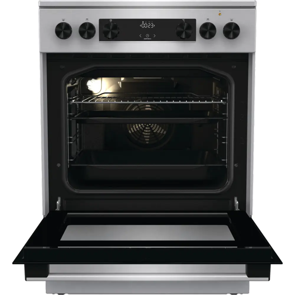 Фото 5 Электрическая плита с духовкой Gorenje GECS6C70XC 60x85x60 см цвет нержавеющая сталь Фото 5 Электрическая плита с духовкой Gorenje GECS6C70XC 60x85x60 см цвет нержавеющая сталь