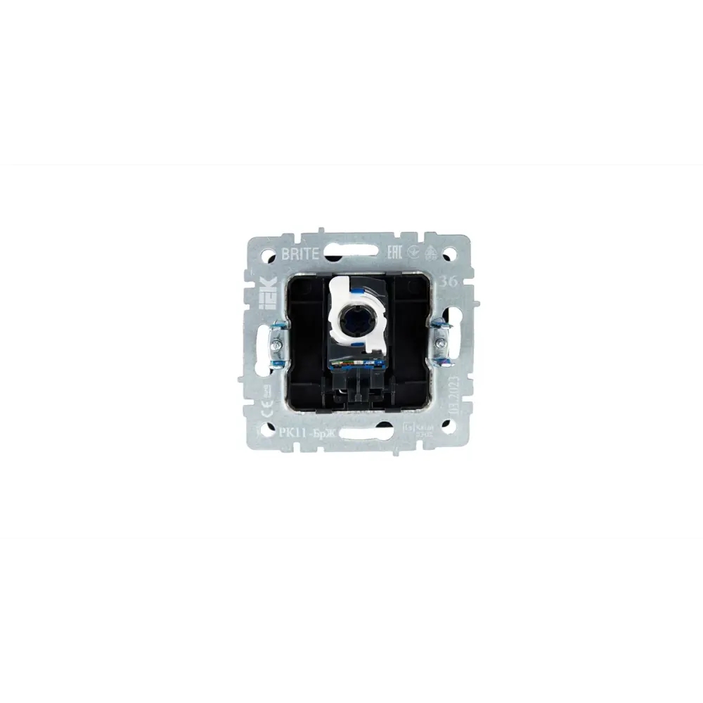 Фото 5 Розетка компьютерная встраиваемая Iek Brite BR-K10-2-K36 RJ45 Cat 6 цвет жемчуг Фото 5 Розетка компьютерная встраиваемая Iek Brite BR-K10-2-K36 RJ45 Cat 6 цвет жемчуг