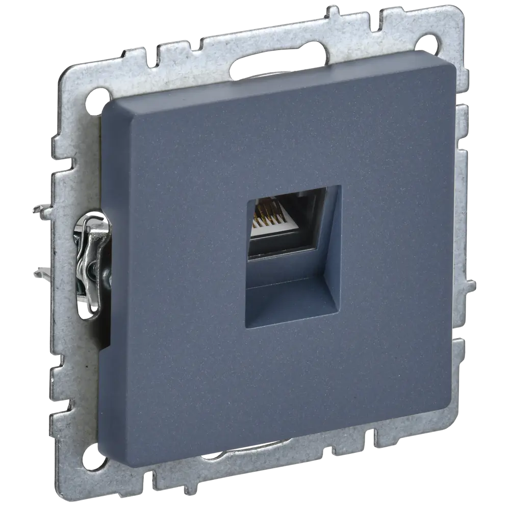 Фото 3 Розетка компьютерная встраиваемая Iek Brite BR-K10-2-K35 RJ45 Cat 6 цвет маренго Фото 3 Розетка компьютерная встраиваемая Iek Brite BR-K10-2-K35 RJ45 Cat 6 цвет маренго