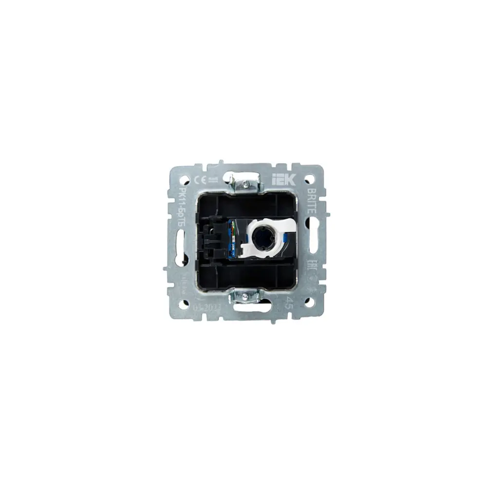 Фото 6 Розетка компьютерная встраиваемая Iek Brite BR-K10-2-K45 RJ45 Cat 6 цвет бронза Фото 6 Розетка компьютерная встраиваемая Iek Brite BR-K10-2-K45 RJ45 Cat 6 цвет бронза