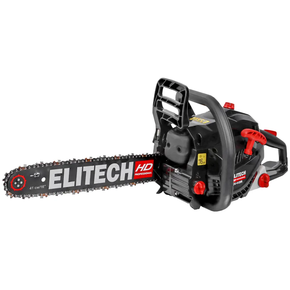 Фото 24 Цепная пила бензиновая Elitech CS 4125R 2.5 л.с. 41 см Фото 24 Цепная пила бензиновая Elitech CS 4125R 2.5 л.с. 41 см
