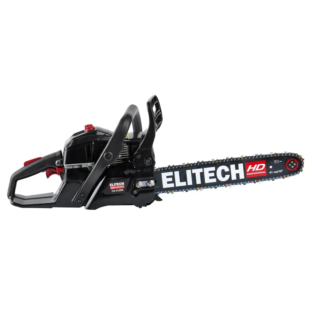 Фото 3 Цепная пила бензиновая Elitech CS 4125R 2.5 л.с. 41 см Фото 3 Цепная пила бензиновая Elitech CS 4125R 2.5 л.с. 41 см