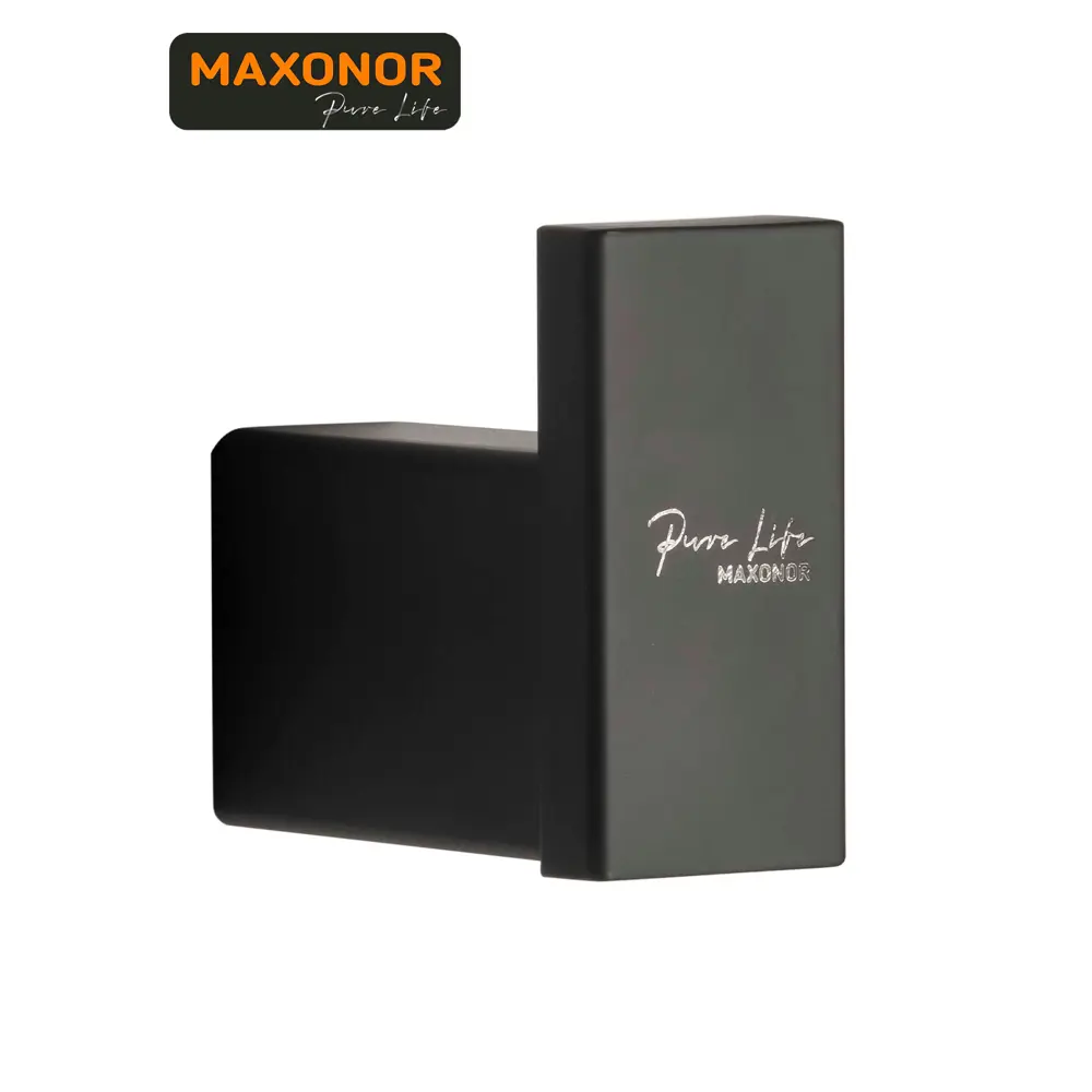 Фото 3 Крючок Maxonor Pure Life PL1105, серия Alma, цвет черный Фото 3 Крючок Maxonor Pure Life PL1105, серия Alma, цвет черный