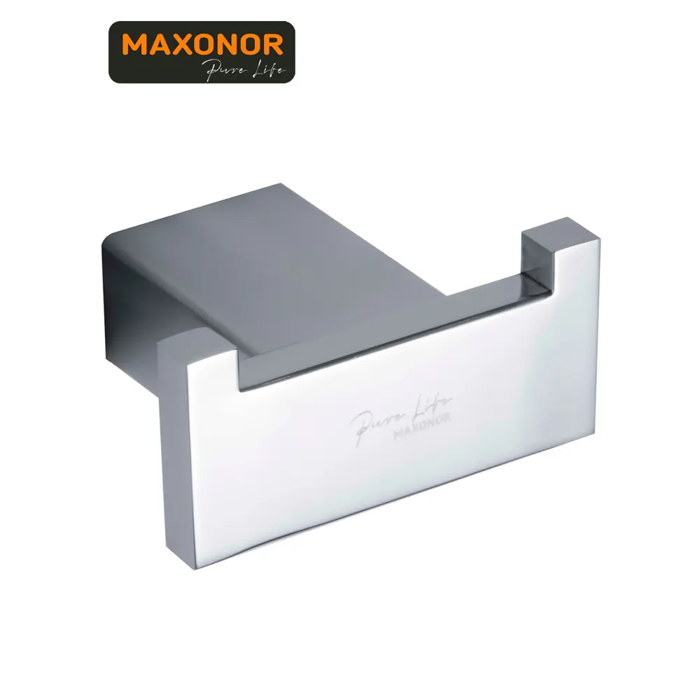 Фото 3 Крючок Maxonor Pure Life, PL1905-2, цвет хром Фото 3 Крючок Maxonor Pure Life, PL1905-2, цвет хром