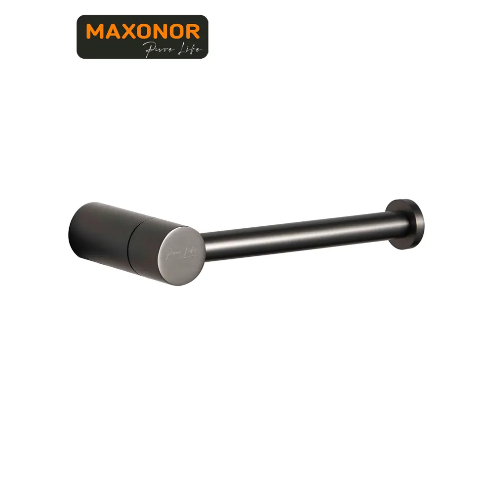 Фото 3 Держатель для туалетной бумаги Maxonor pure life PL2203-1 цвет графит Фото 3 Держатель для туалетной бумаги Maxonor pure life PL2203-1 цвет графит
