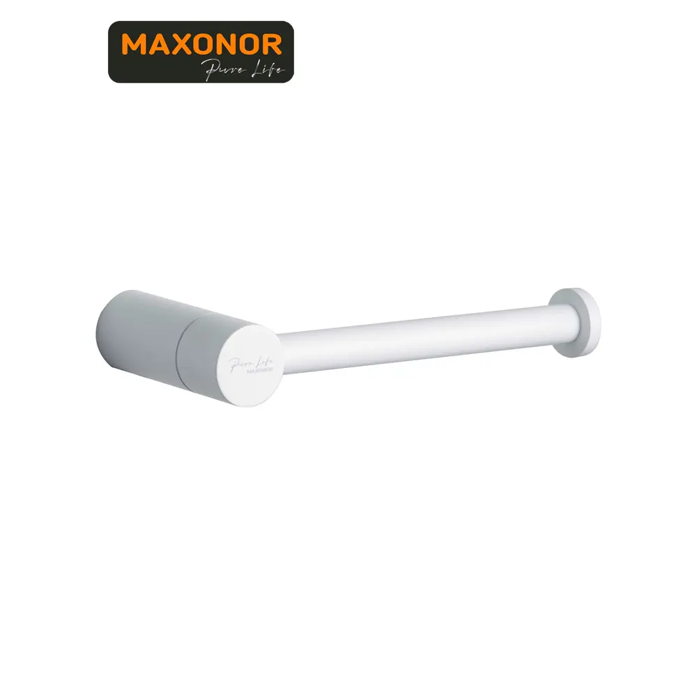 Фото 3 Держатель для туалетной бумаги Maxonor pure life PL2303-1 цвет белый Фото 3 Держатель для туалетной бумаги Maxonor pure life PL2303-1 цвет белый