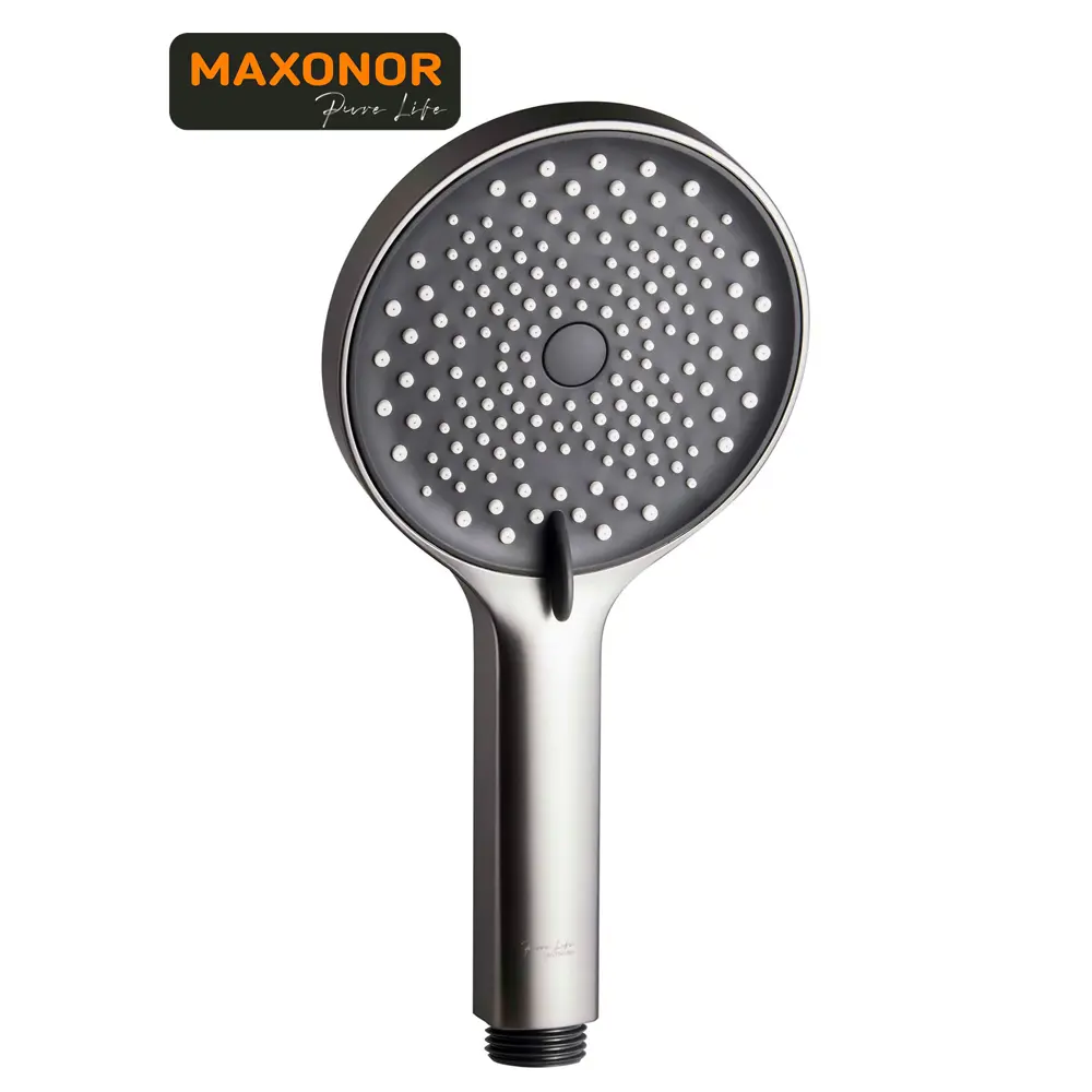 Фото 3 Лейка для душа Maxonor pure life PL18-9 1 режимная цвет графит Фото 3 Лейка для душа Maxonor pure life PL18-9 1 режимная цвет графит