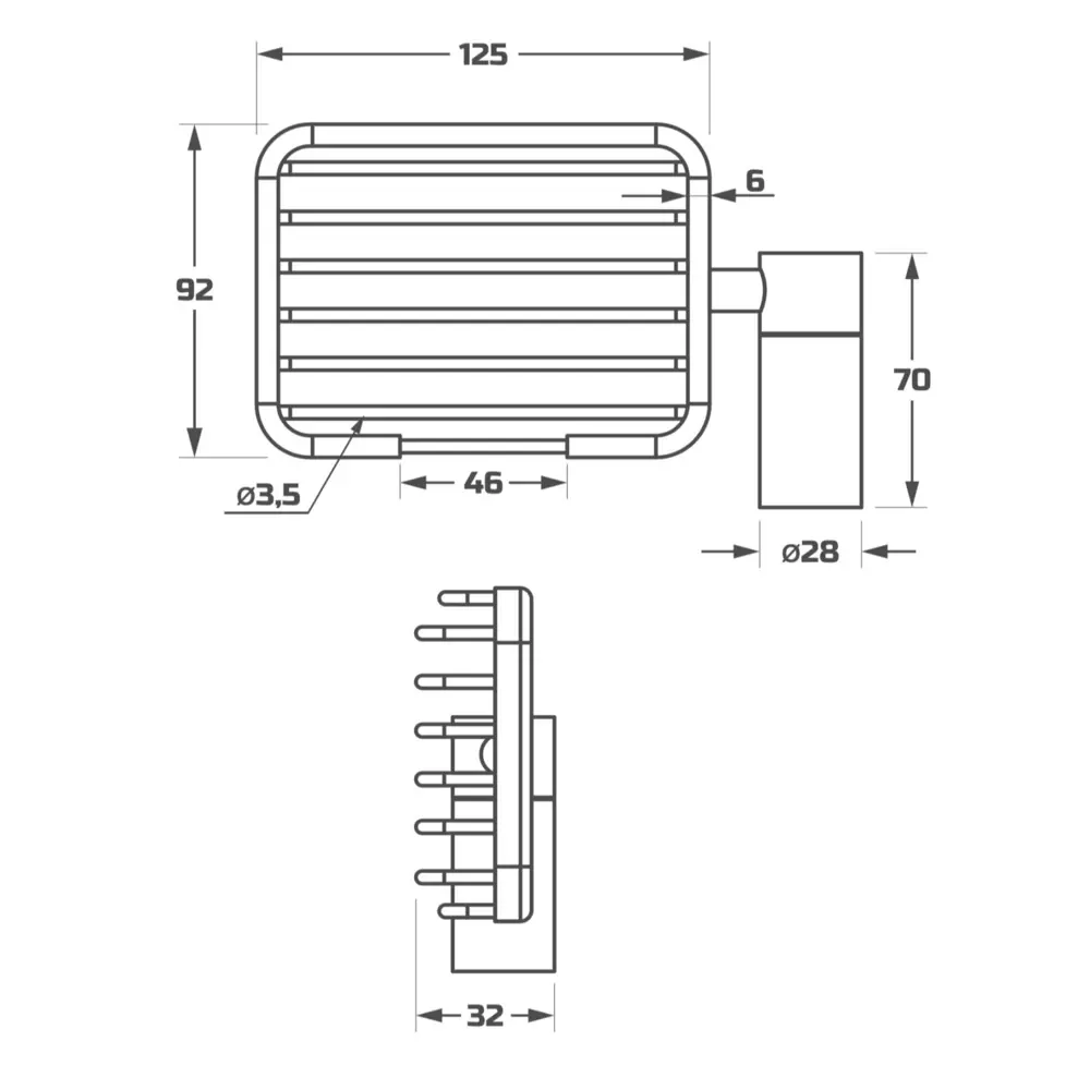 Фото 7 Мыльница Maxonor pure life PL1202-1 нержавеющая сталь цвет серый, серебристый Фото 7 Мыльница Maxonor pure life PL1202-1 нержавеющая сталь цвет серый, серебристый