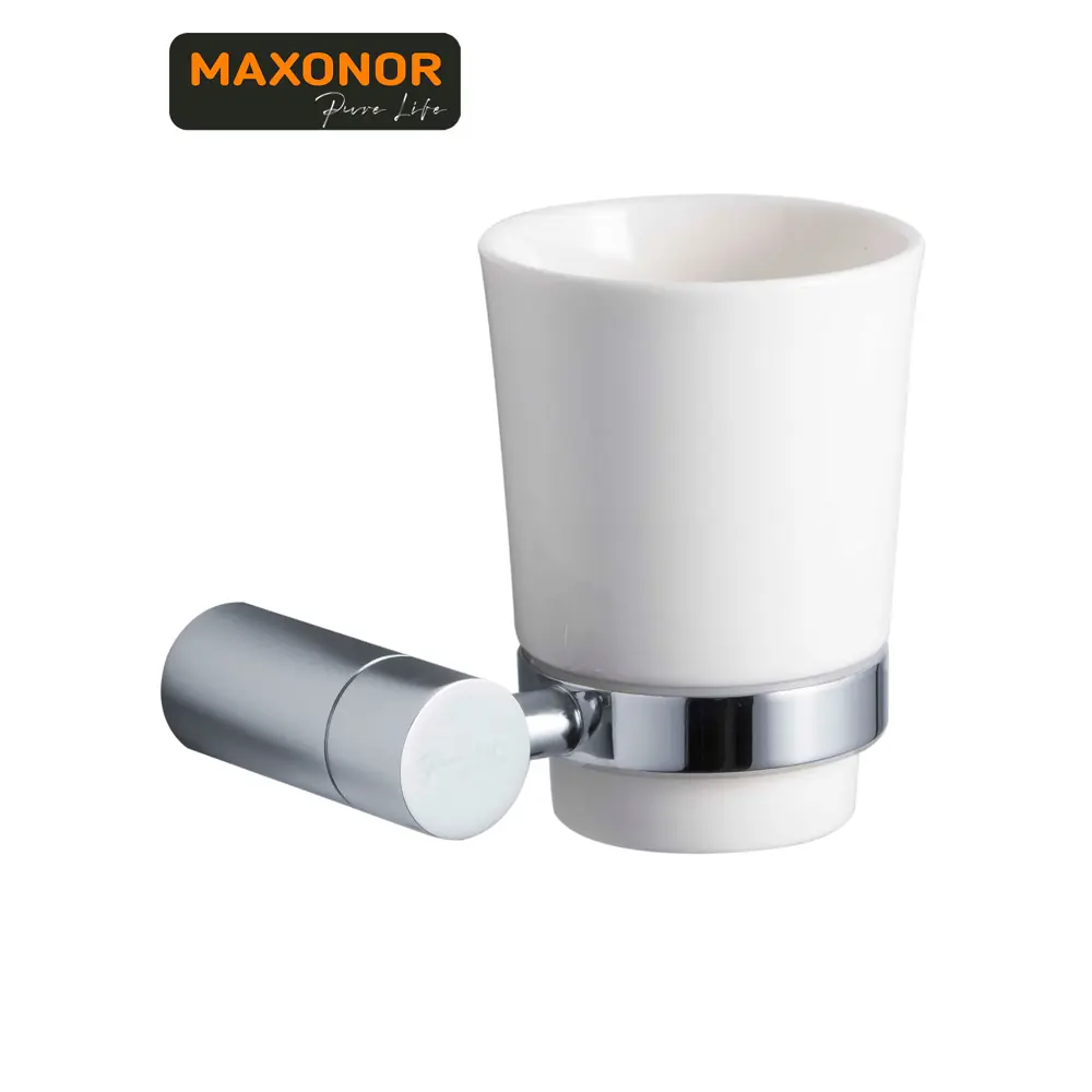 Фото 2 Стакан для зубных щеток MAXONOR PURE LIFE PL1206 нержавеющая сталь цвет серый, серебристый Фото 2 Стакан для зубных щеток MAXONOR PURE LIFE PL1206 нержавеющая сталь цвет серый, серебристый