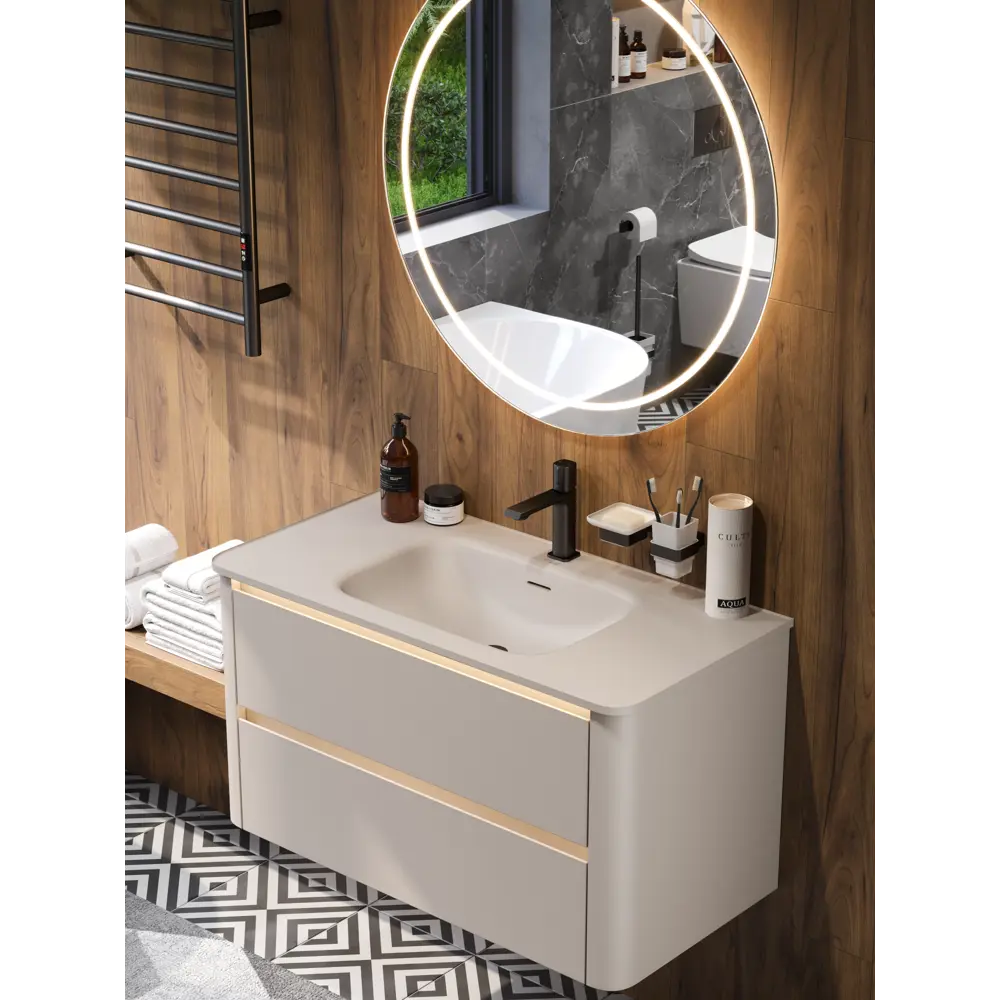 Фото 10 Стакан и держатель для зубных щеток Maxonor Pure Life PL2006, цвет графит матовый Фото 10 Стакан и держатель для зубных щеток Maxonor Pure Life PL2006, цвет графит матовый