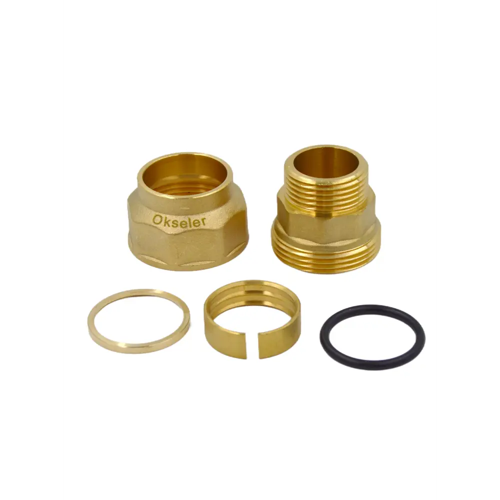 Фото 7 Переходник Okseler 1"x32 мм НР латунь oks00392 Фото 7 Переходник Okseler 1"x32 мм НР латунь oks00392