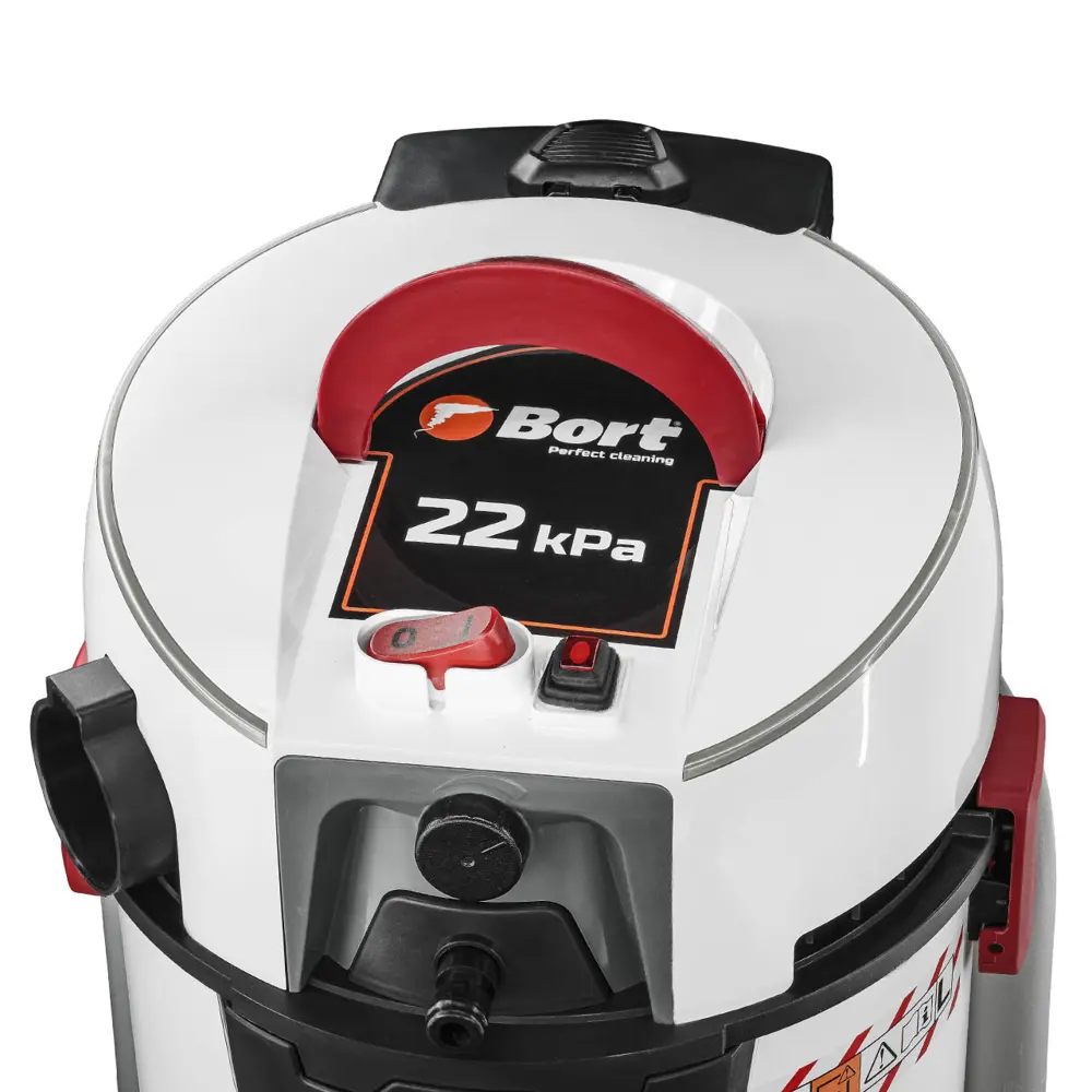 Фото 9 Пылесос строительный Bort BAX-500E, 1400 Вт, 20 л Фото 9 Пылесос строительный Bort BAX-500E, 1400 Вт, 20 л