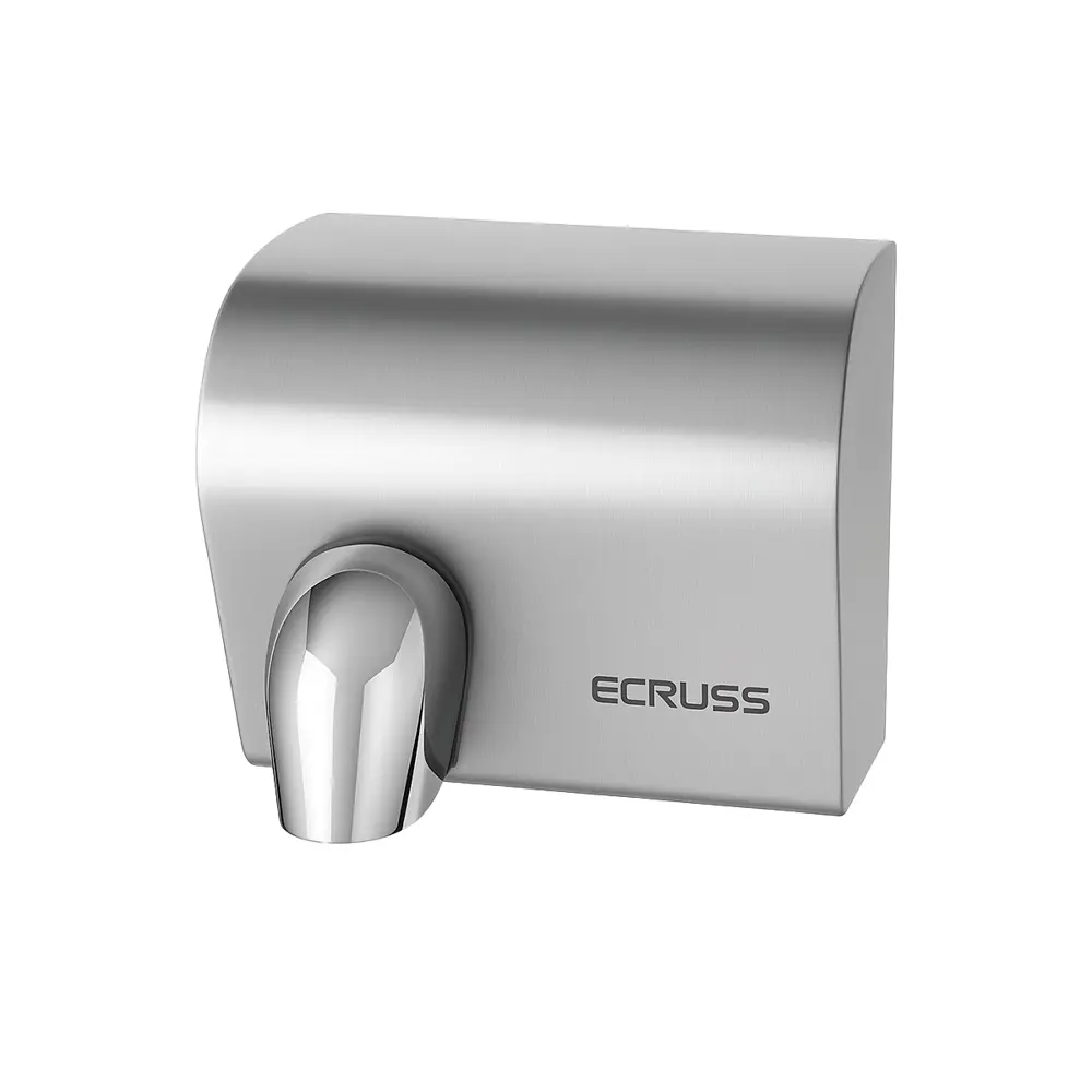Фото Сушилка для рук автоматическая Ecruss EHD-203G 2400 Вт цвет серый Фото Сушилка для рук автоматическая Ecruss EHD-203G 2400 Вт цвет серый