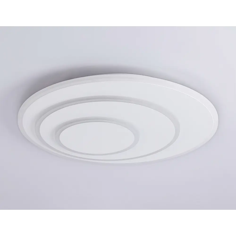 Фото 5 Светильник настенно-потолочный светодиодная Ambrella light Acrylica с пультом управления 14 м² регулируемый белый свет цвет белый Фото 5 Светильник настенно-потолочный светодиодная Ambrella light Acrylica с пультом управления 14 м² регулируемый белый свет цвет белый