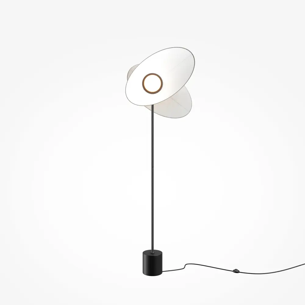 Фото Торшер светодиодный Maytoni Mod396fl-l10w3k теплый белый (желтый) свет цвет черный Фото Торшер светодиодный Maytoni Mod396fl-l10w3k теплый белый (желтый) свет цвет черный