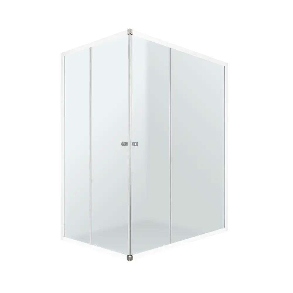 Фото 4 Душевой уголок Domani-spa Cube DS04Cb108L0M00.W_6791 прямоугольник 100x80см белый профиль эффект стекла матовый Фото 4 Душевой уголок Domani-spa Cube DS04Cb108L0M00.W_6791 прямоугольник 100x80см белый профиль эффект стекла матовый