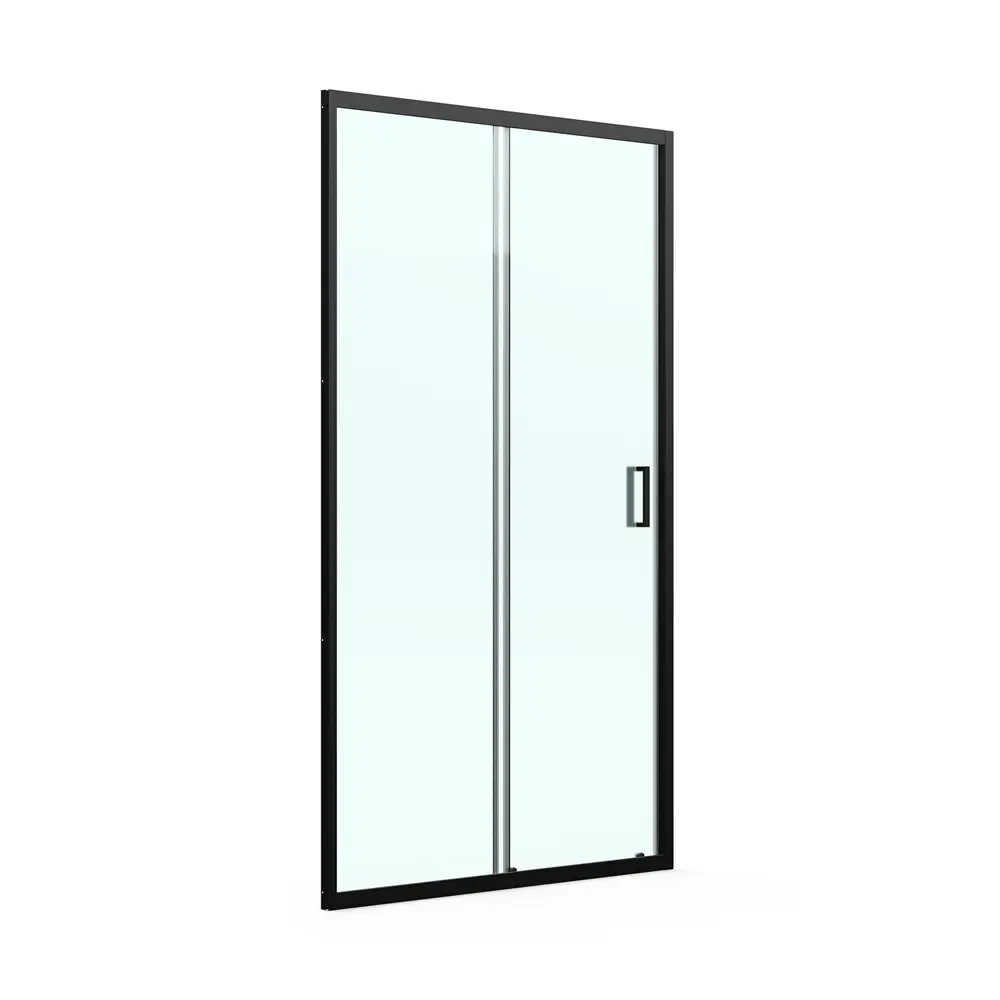 Фото 2 Душевая дверь Domani-spa DS04DCb120L0M00.Gt-Black 120см эффект стекла матовый раздвижной Фото 2 Душевая дверь Domani-spa DS04DCb120L0M00.Gt-Black 120см эффект стекла матовый раздвижной