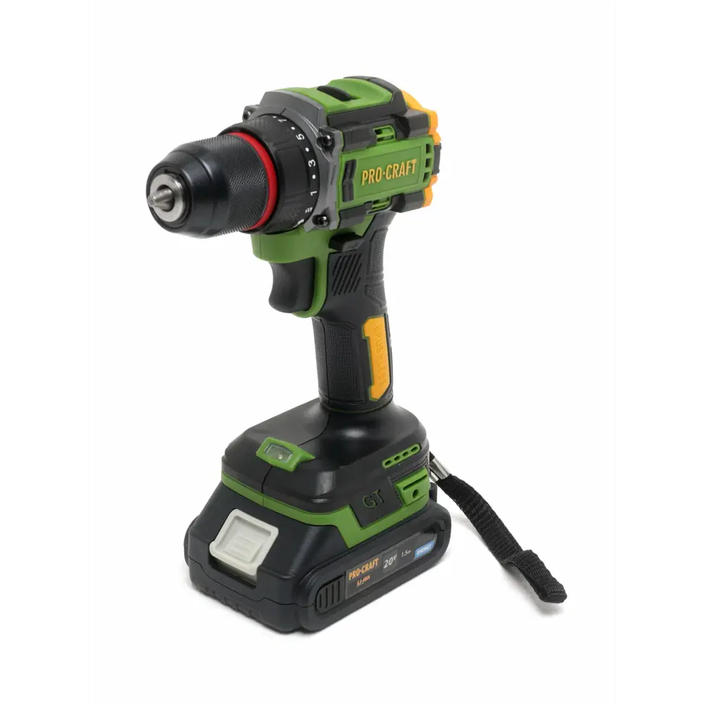 Фото Шуруповерт аккумуляторный бесщеточный Procraft PA18LiPro, 20 В Li-Ion 1x1.5 45 Нм Фото Шуруповерт аккумуляторный бесщеточный Procraft PA18LiPro, 20 В Li-Ion 1x1.5 45 Нм