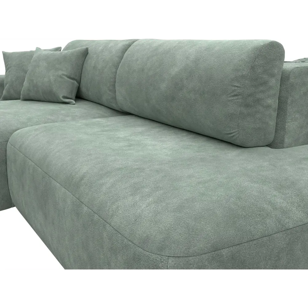 Фото 7 Диван угловой Лига-036 НПБ Модерн левый угол Лига диванов 127766L 267x84x162 см велюр цвет brut 08 зеленый Фото 7 Диван угловой Лига-036 НПБ Модерн левый угол Лига диванов 127766L 267x84x162 см велюр цвет brut 08 зеленый