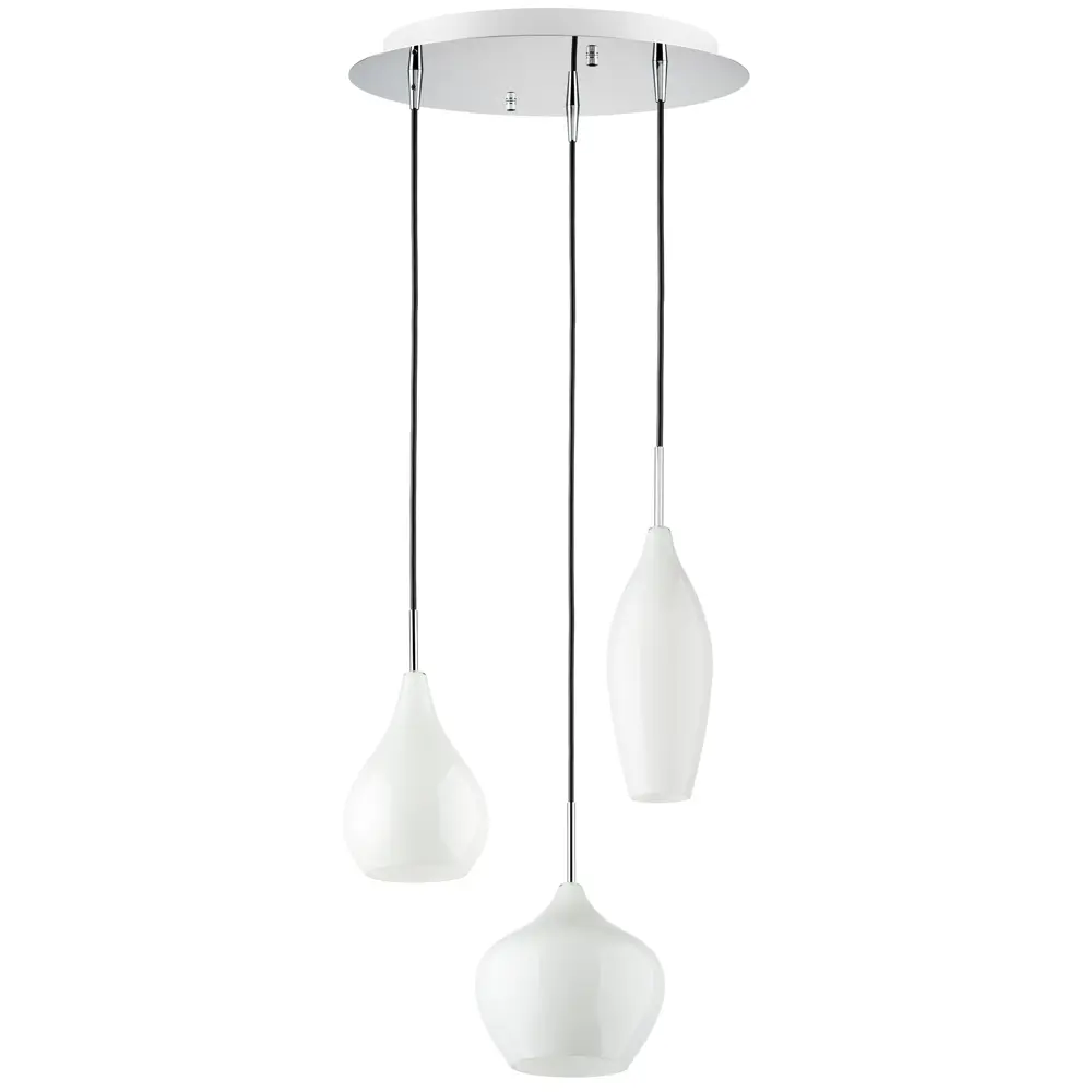 Фото Светильник подвесной Lightstar Pentola 803050 3 лампы 6 м² цвет хром Фото Светильник подвесной Lightstar Pentola 803050 3 лампы 6 м² цвет хром