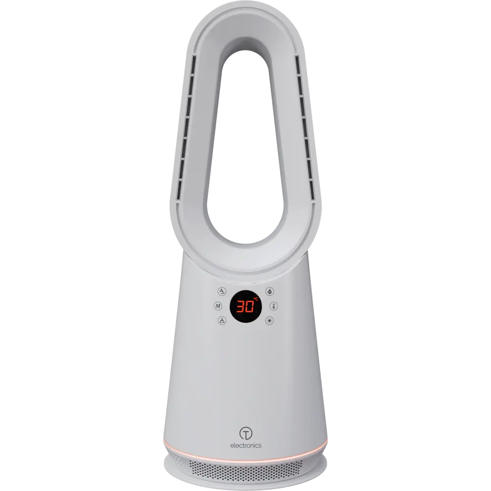 Фото 4 Вентилятор без лопастей Titan electronics TELFAN002WHITE 30 Вт D21 см с таймером и пультом управления цвет белый Фото 4 Вентилятор без лопастей Titan electronics TELFAN002WHITE 30 Вт D21 см с таймером и пультом управления цвет белый
