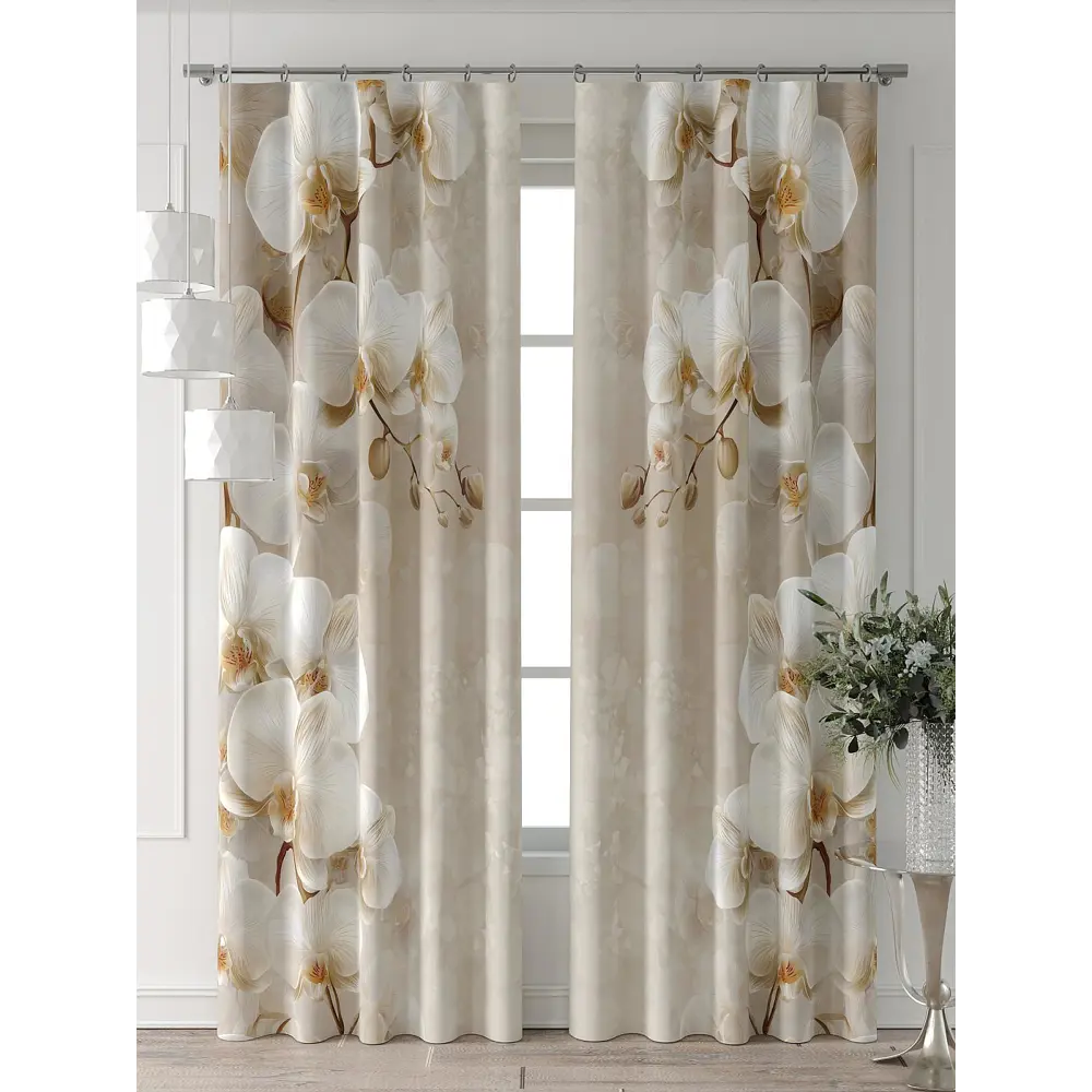 Фото 2 Комплект штор Comfy way Форнерс - 248 - 260 см CW709248260-260 на шторной ленте 260x150 см цвет бежевый Фото 2 Комплект штор Comfy way Форнерс - 248 - 260 см CW709248260-260 на шторной ленте 260x150 см цвет бежевый