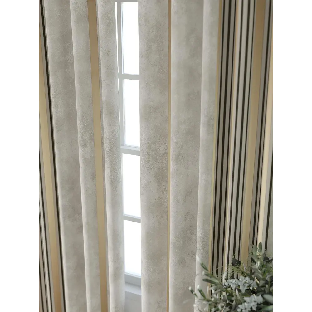 Фото 3 Комплект штор Comfy way Форнерс - 265 - 260 см CW709265260-260 на шторной ленте 260x150 см цвет бежевый Фото 3 Комплект штор Comfy way Форнерс - 265 - 260 см CW709265260-260 на шторной ленте 260x150 см цвет бежевый