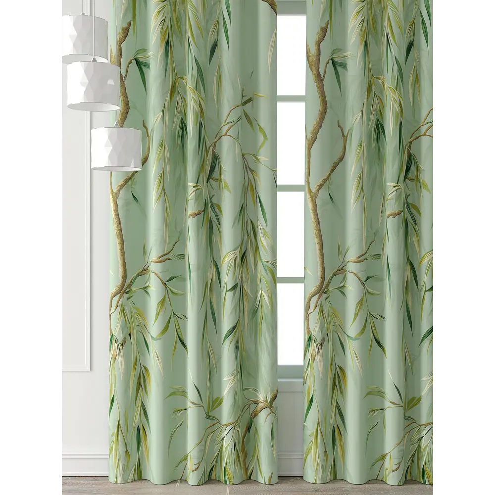 Фото 6 Комплект штор Comfy way Форнерс - 222 - 260 см CW709222260-260 на шторной ленте 260x150 см цвет зеленый Фото 6 Комплект штор Comfy way Форнерс - 222 - 260 см CW709222260-260 на шторной ленте 260x150 см цвет зеленый